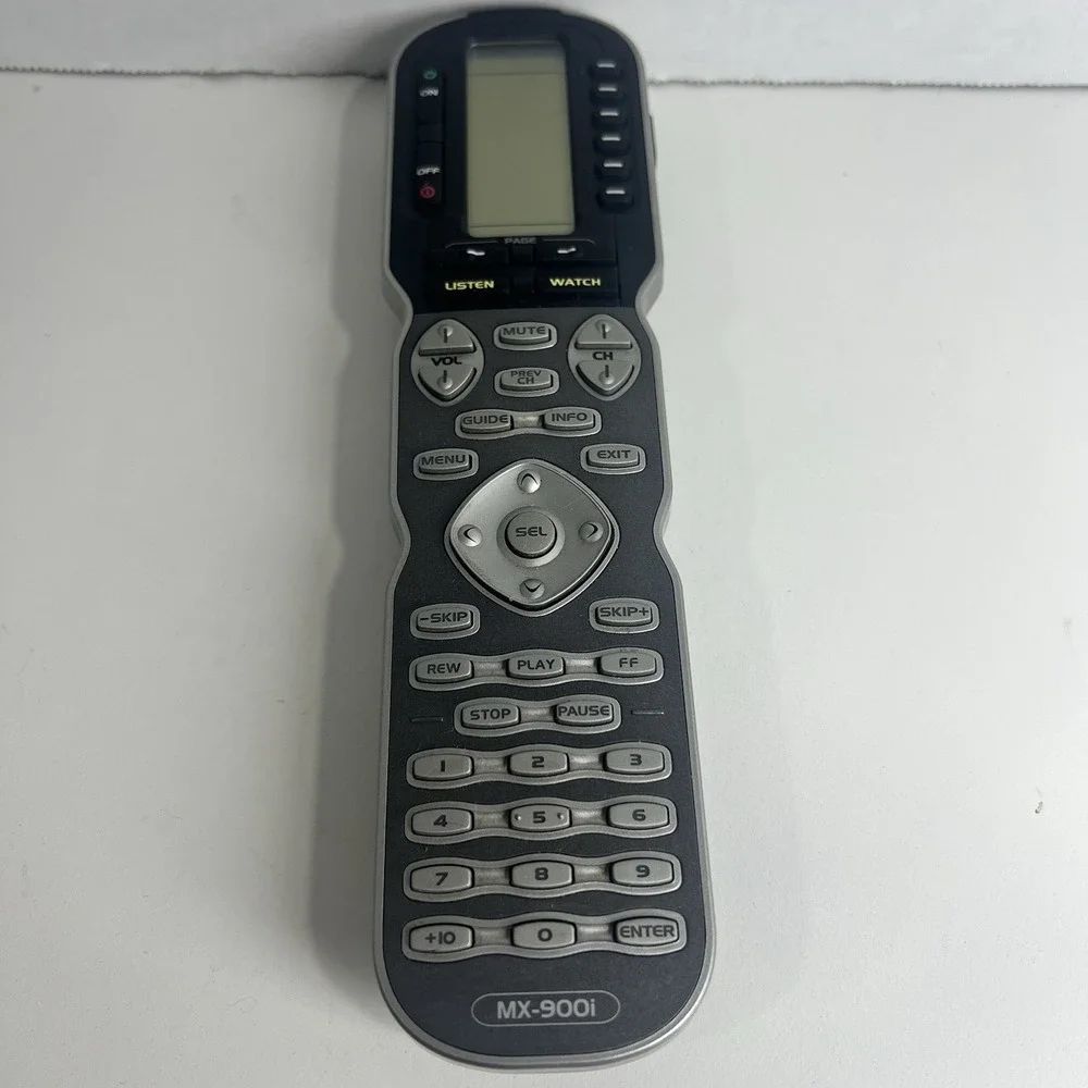 MX-900i  Universal Remote Control  Wireless Remote Control, Black And Gray